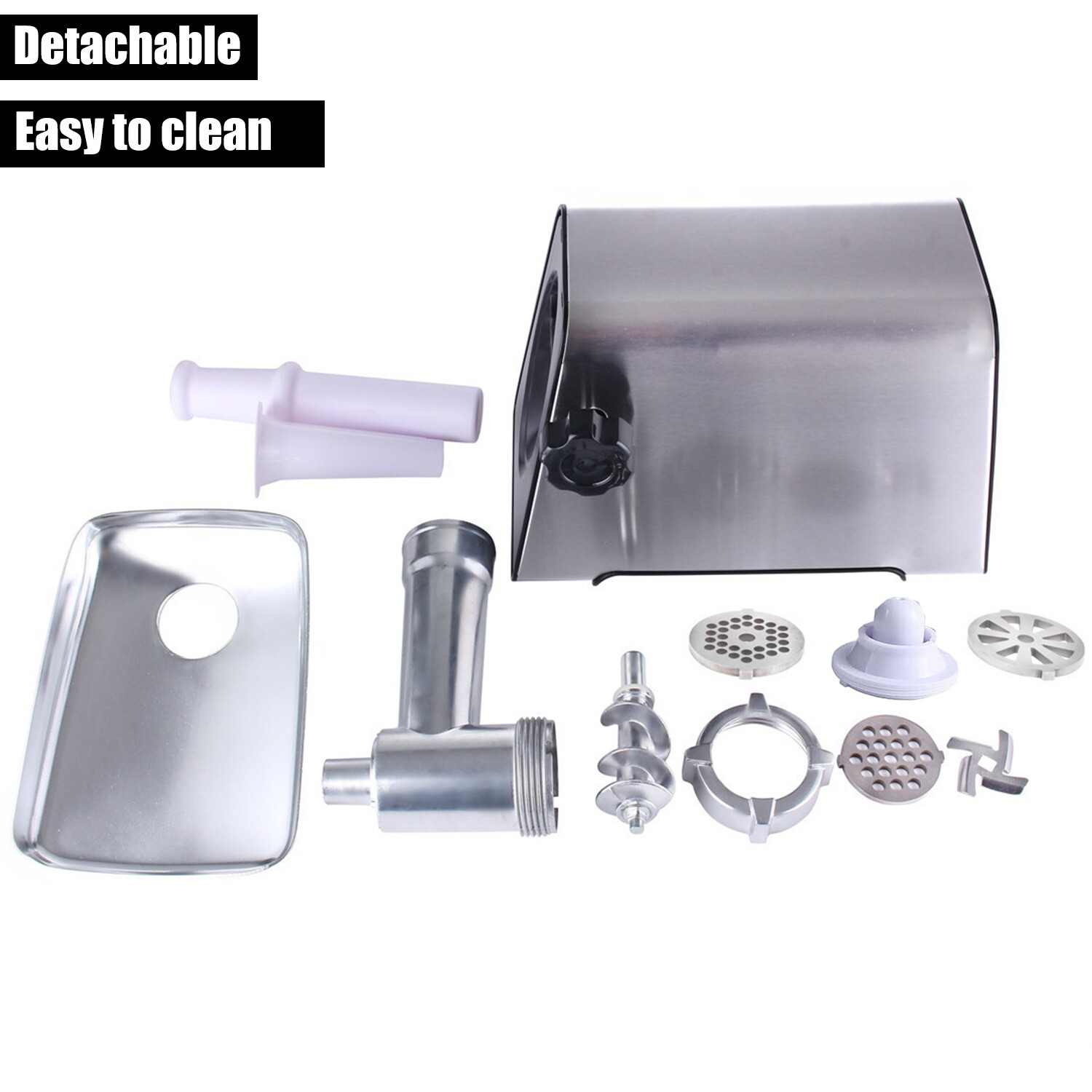 2800W Heavy Duty Commercial Electric Meat Grinder Sausage Maker Mincer Stuffer