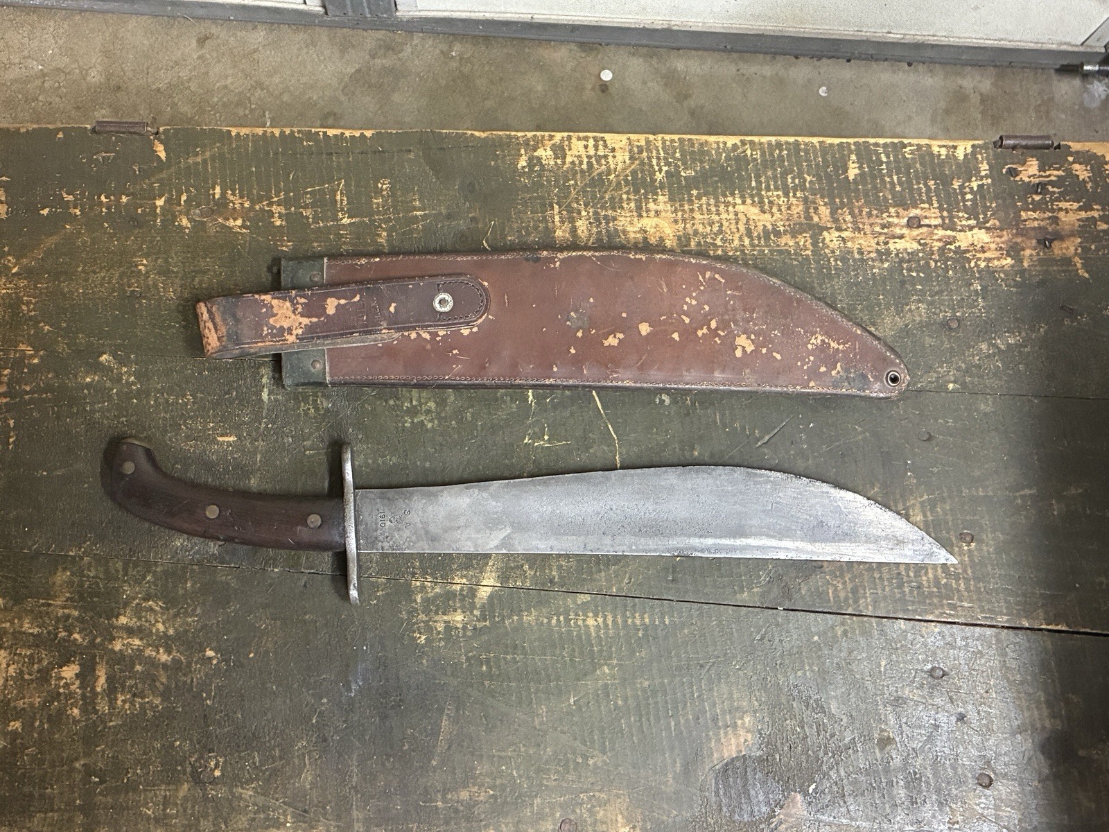 ORIGINAL WW1 US M1909 BOLO KNIFE W/ SCABBARD