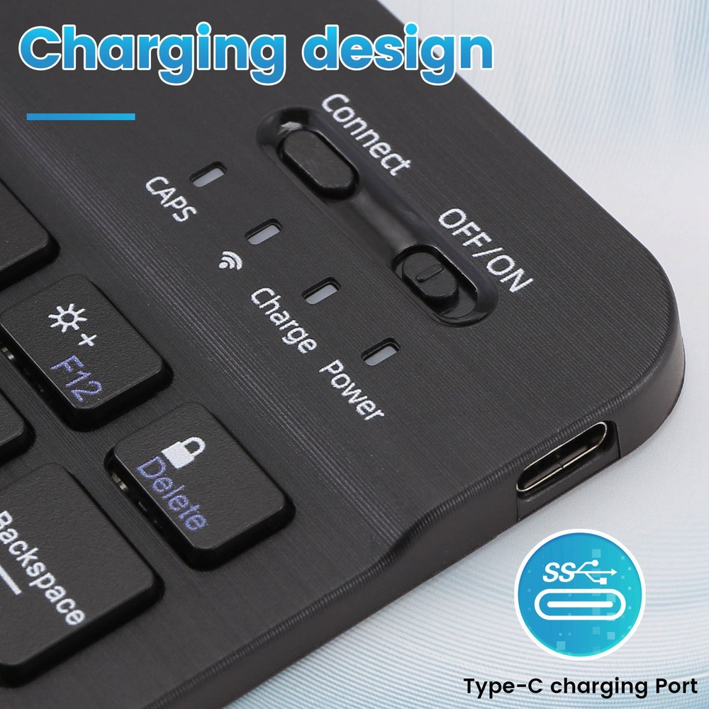 Ultra-Thin Silent Bluetooth Keyboard and Mouse Set Suitable for Tablet3669