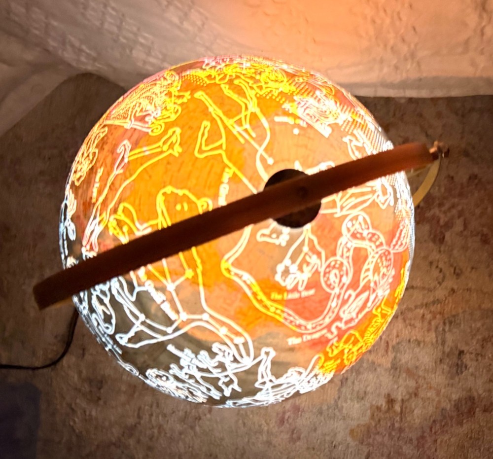Illuminated Constellation World Globe