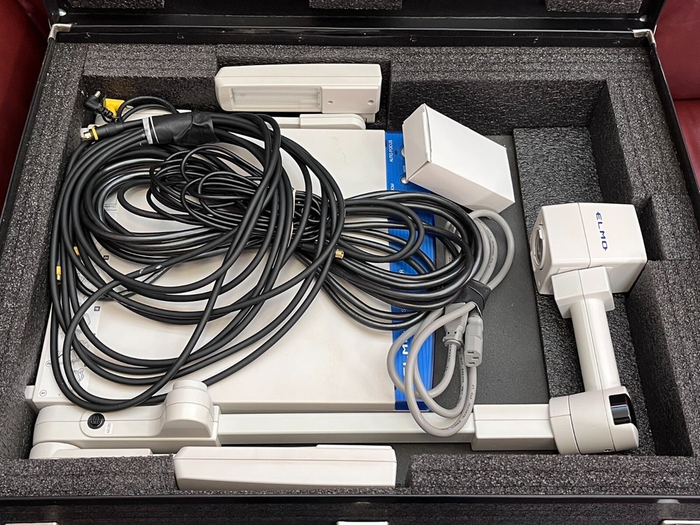 USED Elmo EV-2000AF Document Camera & Visual Presenter w/case & remote