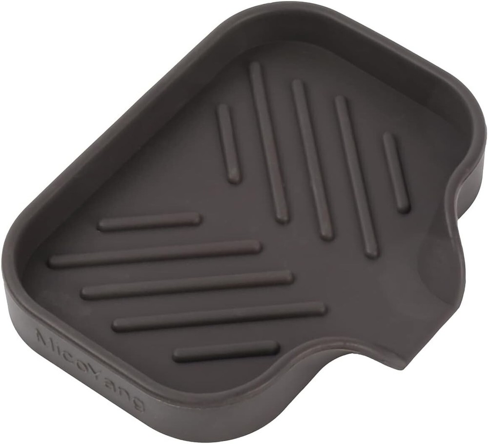 Compact Rectangular Soap Holder with Drain Spout - Hygienic Storage Solution