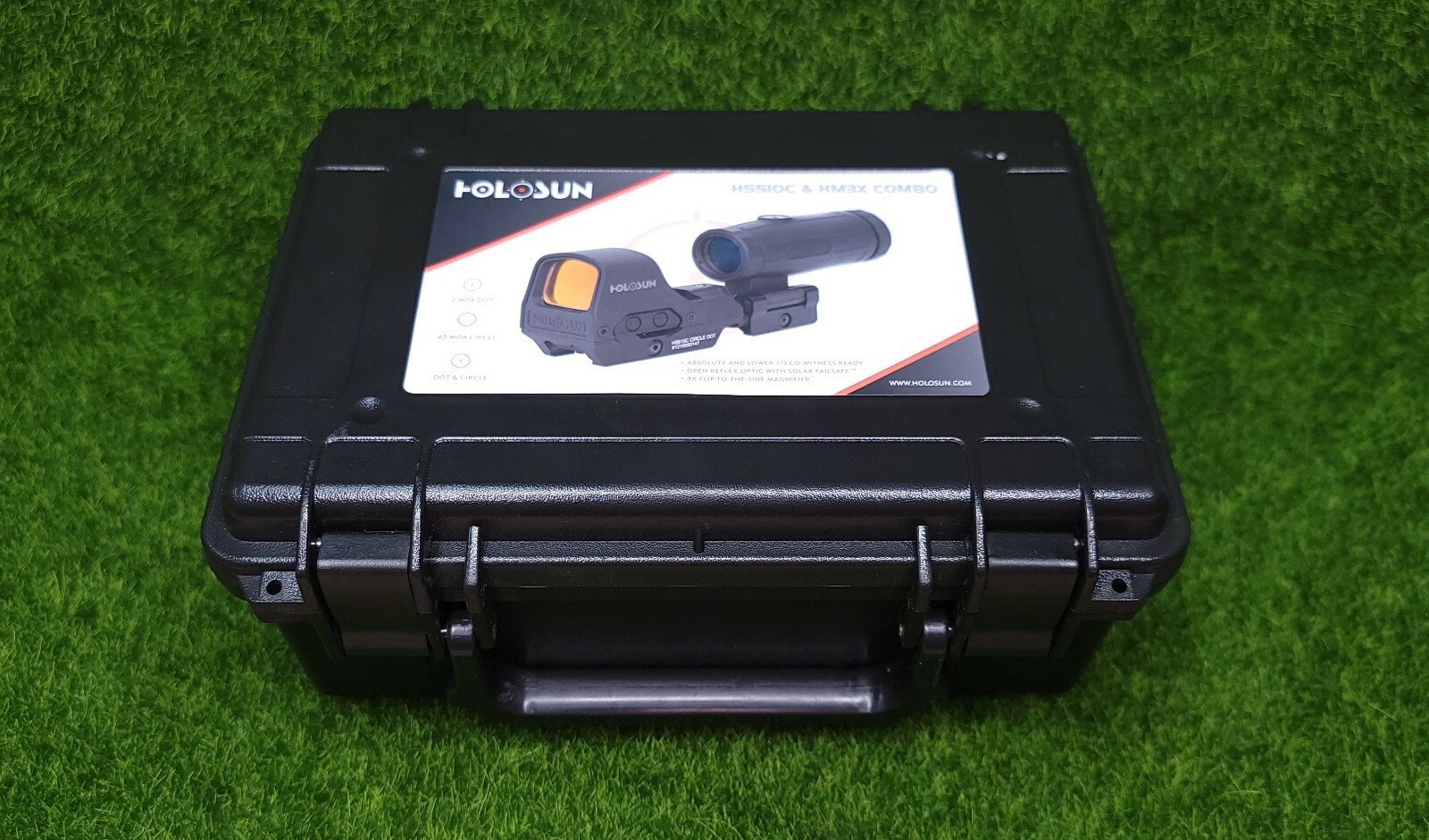 Holosun Red Circle Dot Reflex Sight Combo w/ HM3X Magnifier - HS510C+HM3X