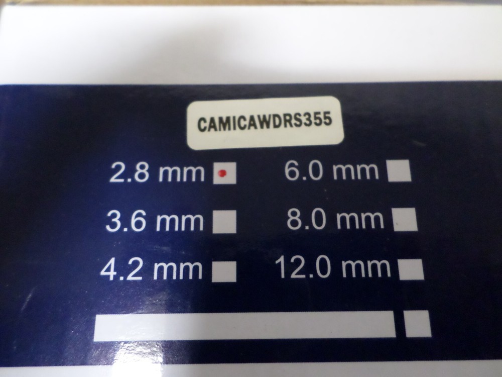 Gatekeeper Model S355 Wide Dynamic Range Security Camera 2.8mm Lens