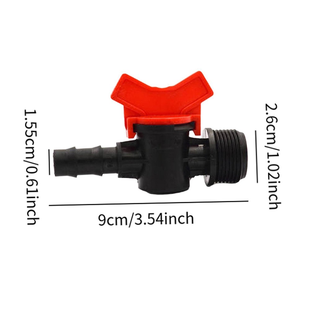 Barbed Garden Plumbing Adapter Easy Installation Gardening Tool Replace Quick