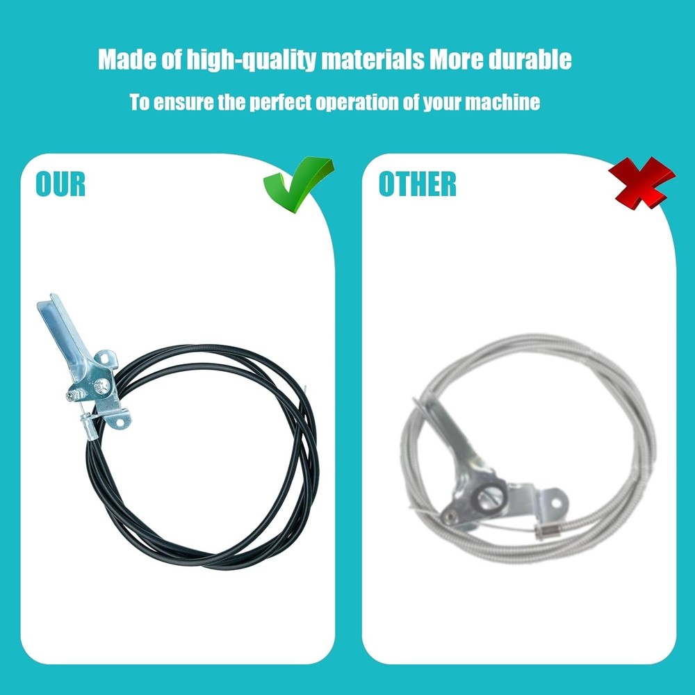 60-210 Throttle Control Cable assembly Universal 72" Replace 94509