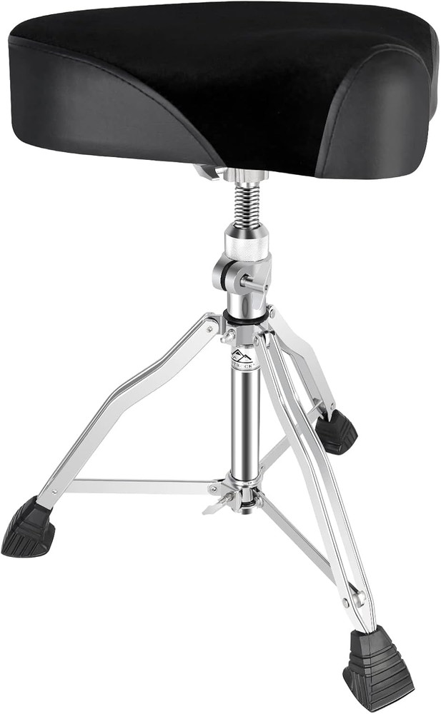 Drum Throne Drum Seat Height Adjustable,Rotatable Padded Drum Stools Motorcycle