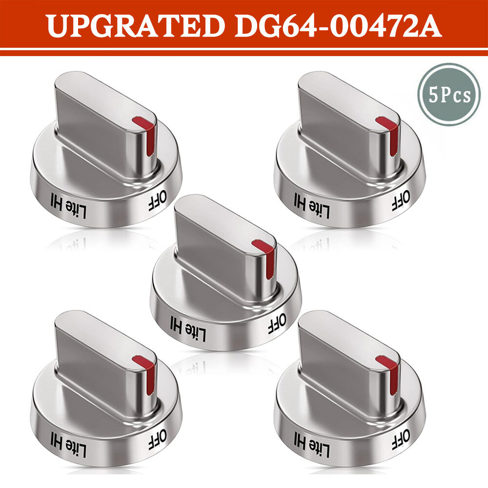 DG64-00472A Gas Stove Replacement Knobs for Samsung Range Oven DG68-00101B