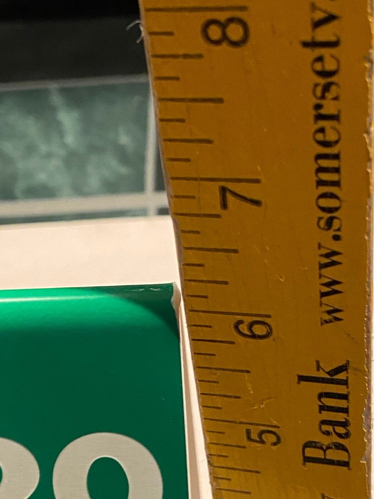 Shake Shack #20 Plastic Green Table Tent *Pre Owned* rrr1