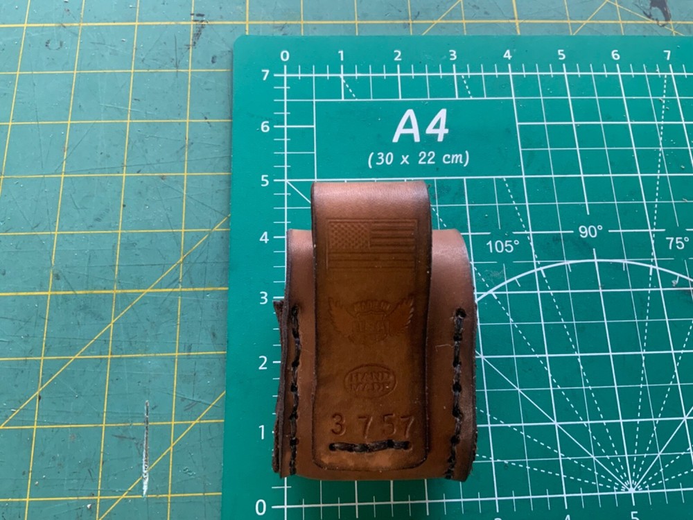 Handmade Leather Speed loader/moon clips Pouch Belt Attach