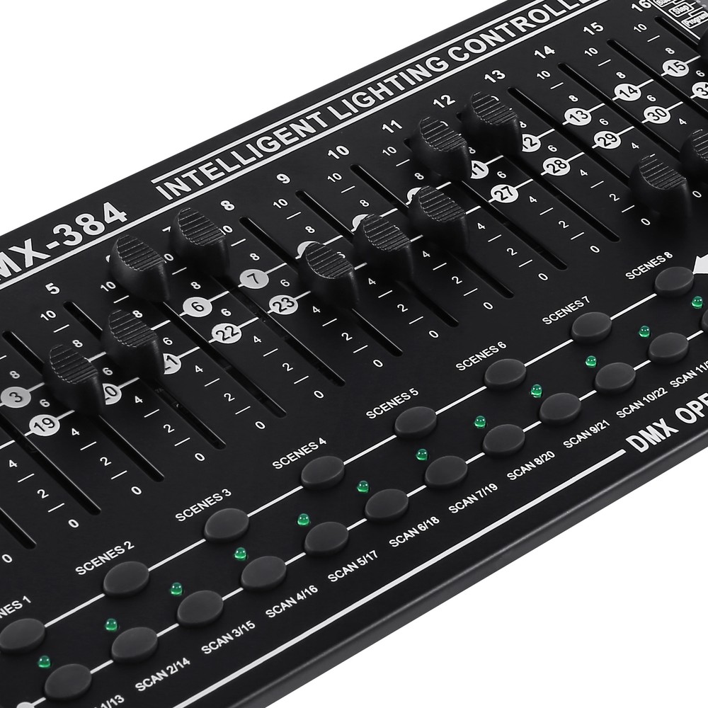 DMX 512 384 Channels Operator Console Controller For Stage Lighting DJ Party