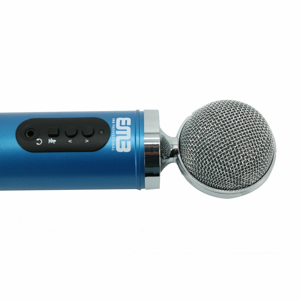 EMC960 Multi Pattern Recording Large Diaphragm Condenser Studio Microphone Blue