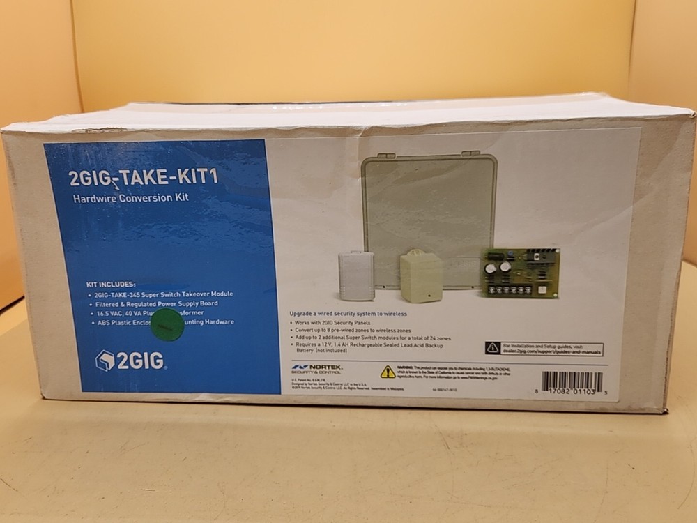 Linear 2GIG-TAKE-KIT1 Hardwire Conversion Kit 8 Pre Wired Zones New