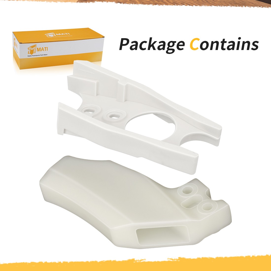 SWING ARM Guard Seal & Chain Guide For YAMAHA YZ125 YZ250 YZ490 1986-1990