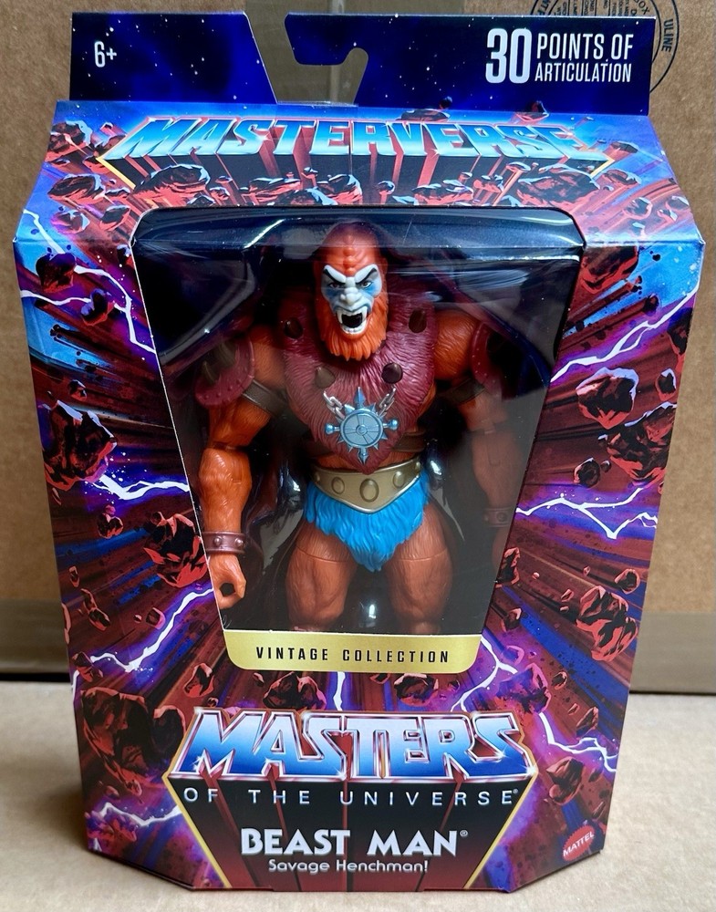 MOTU Masters of The Universe Masterverse Vintage Collection BEAST MAN Figure