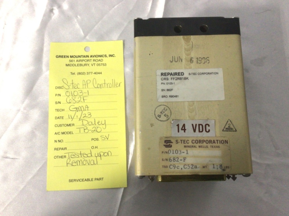 S-Tec Auto Pilot Computer 0103-1