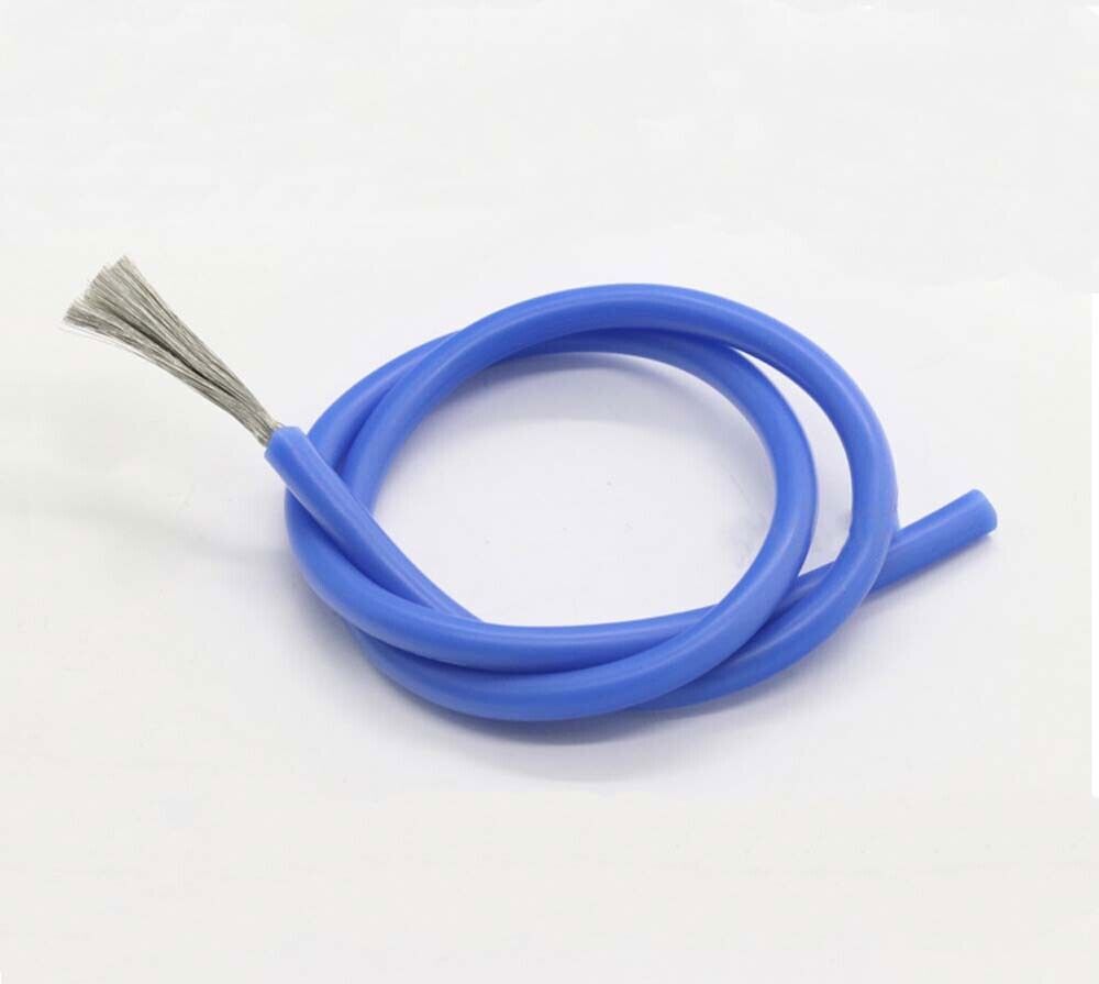 Ultra-Thin 0.08mm Flexible Silicone Cable, 10-20 AWG, High-Temp Resistant Wire