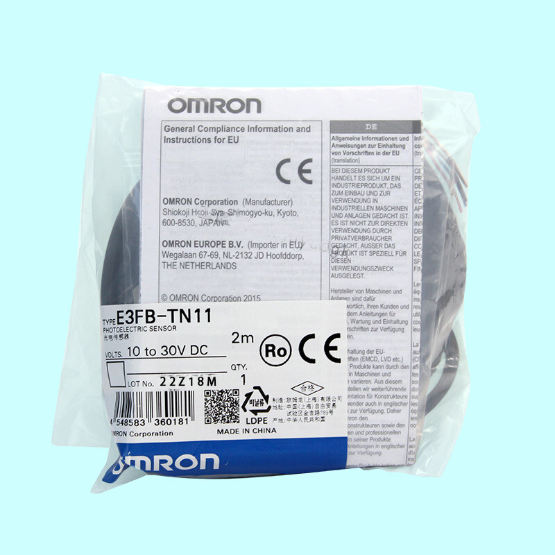 One Omron E3FB-TN11 Proximity Switch Sensor New Fast Shipping