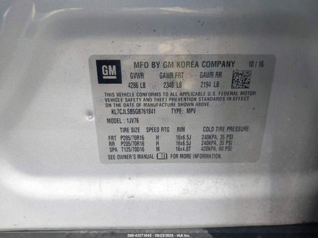 Speedometer Cluster MPH Fits 15-16 TRAX 3750986