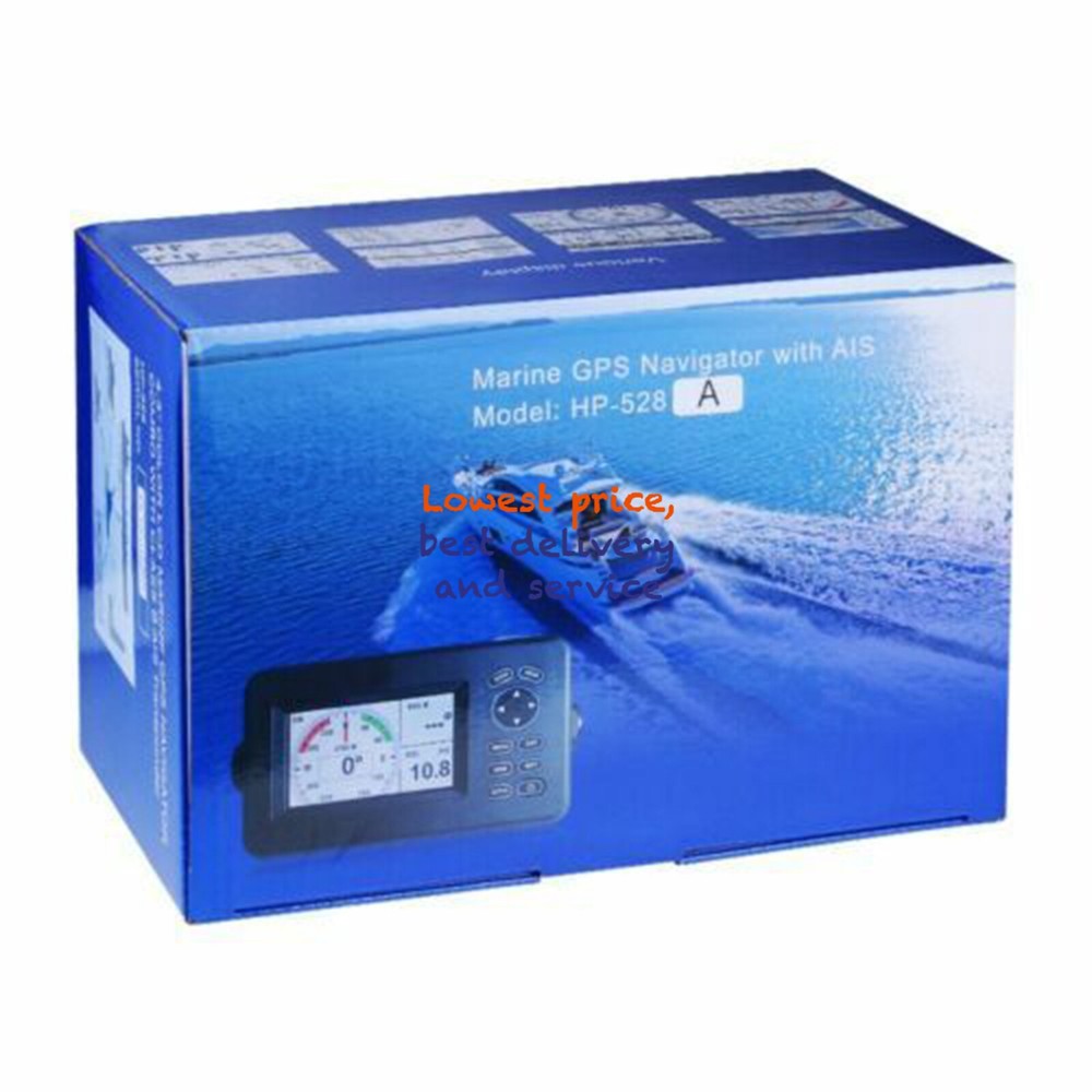 1PC HP-528A Matsutec 4.3-Inch Color LCD Chart Plotter Class B AIS GPS Navigator