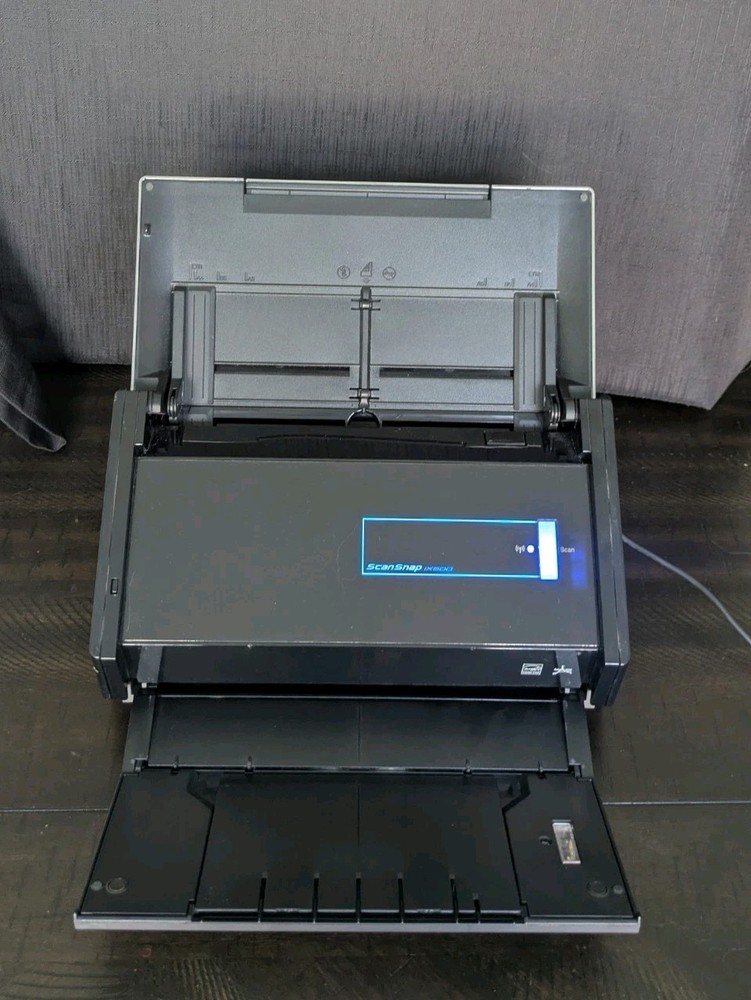 Fujitsu ScanSnap iX500 Document Scanner Wireless Tested Low Count w/ Power & USB