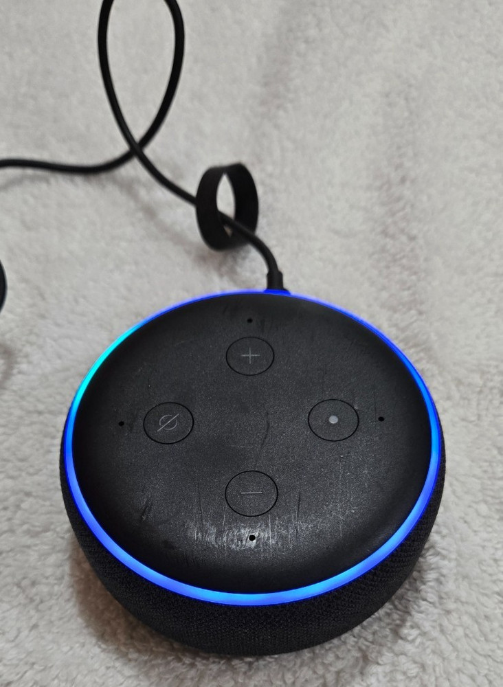 Amazon Echo Dot (3rd Gen) Smart Speaker & Power Cable