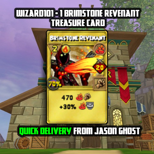 Wizard101 - 1 Brimstone Revenant TC - ✅Quick Delivery from Jason Ghost