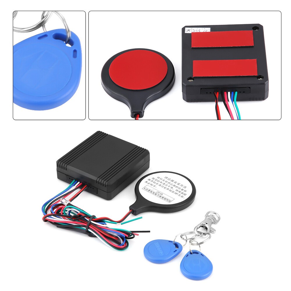 Wireless Immobilizer Security System Motorcycle ID Card Lock Anti-theft Security