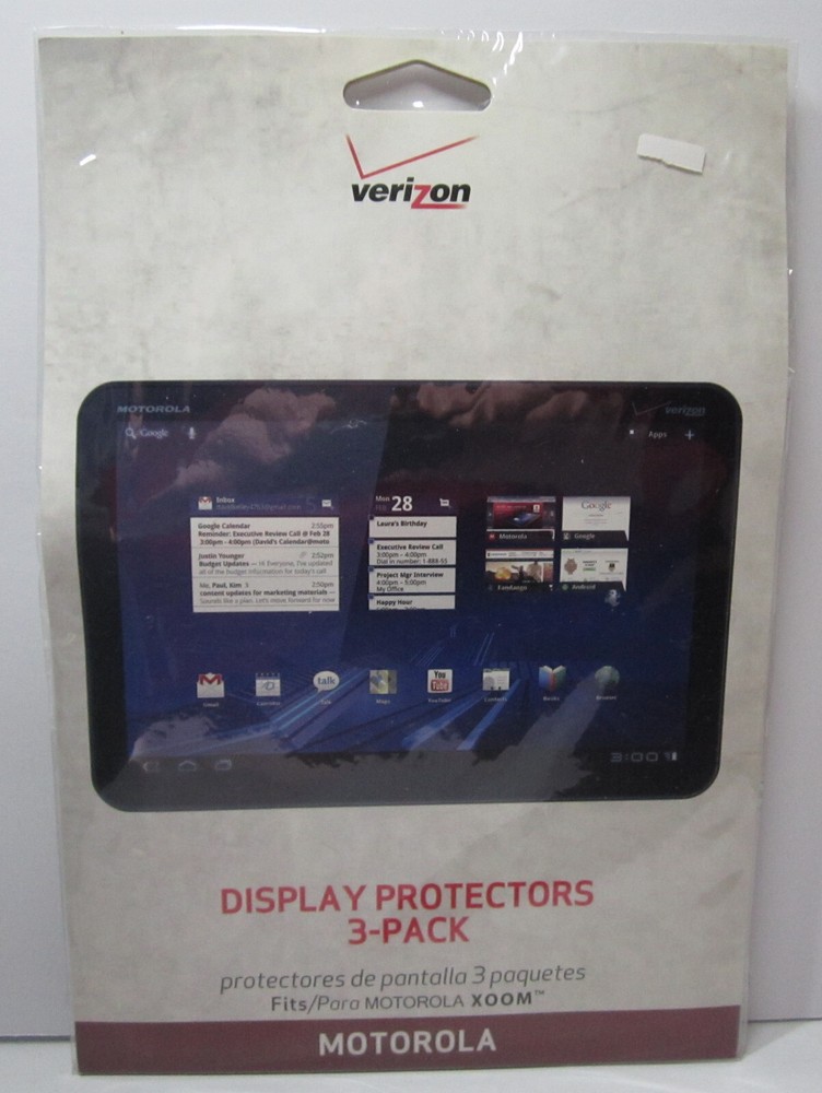 Motorola Xoom Tablet Display Screen Protector MOTMZ600   New