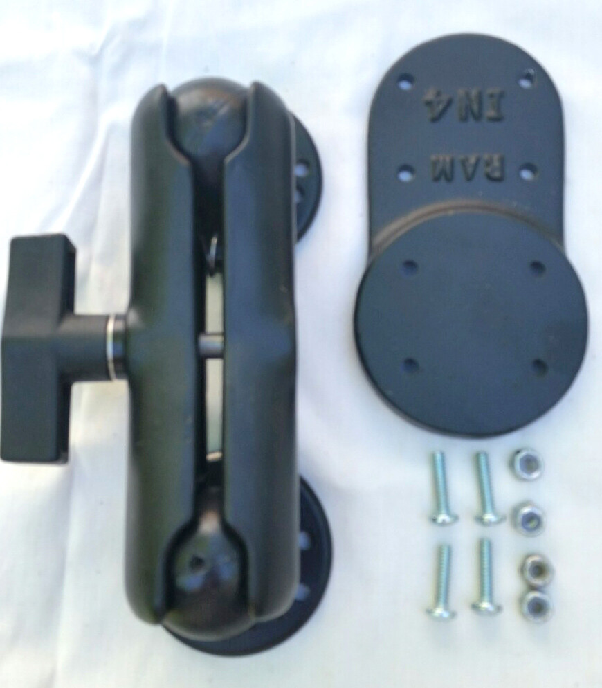 Ram Mount RamMount 1.5" C size with extra mounting plate fully adjustable NEW
