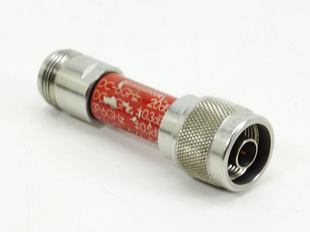 Narda 773-20 3~6GHz 20dB Minipad Attenuator for RF Microwave Satcom