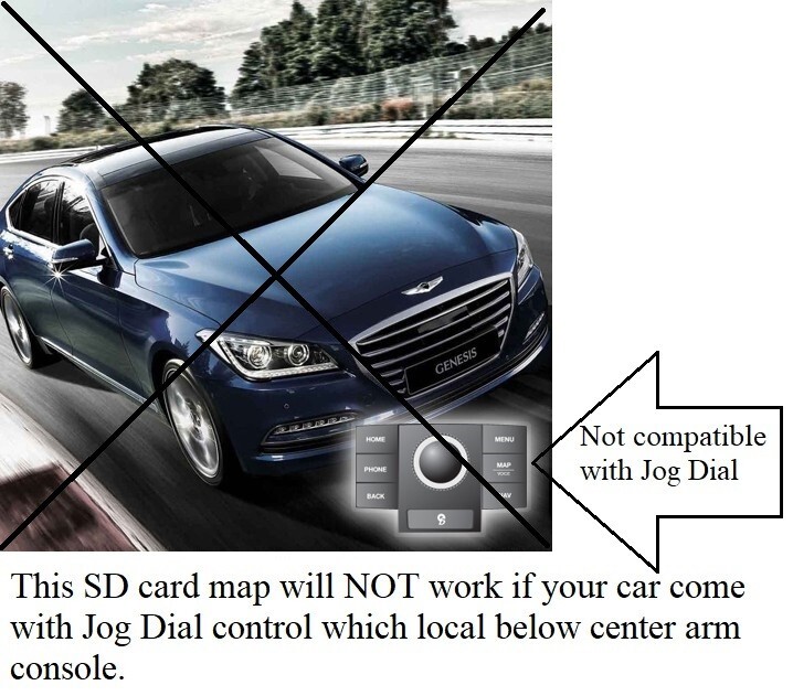 2017 Genesis G80 Sedan Navigation DATA Memory SD Card U.S Map 2017 Update OEM