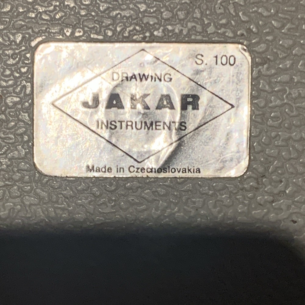 Jakar S100 Drawing Instruments Compass Divider Set Czechoslovakia - Incomplete