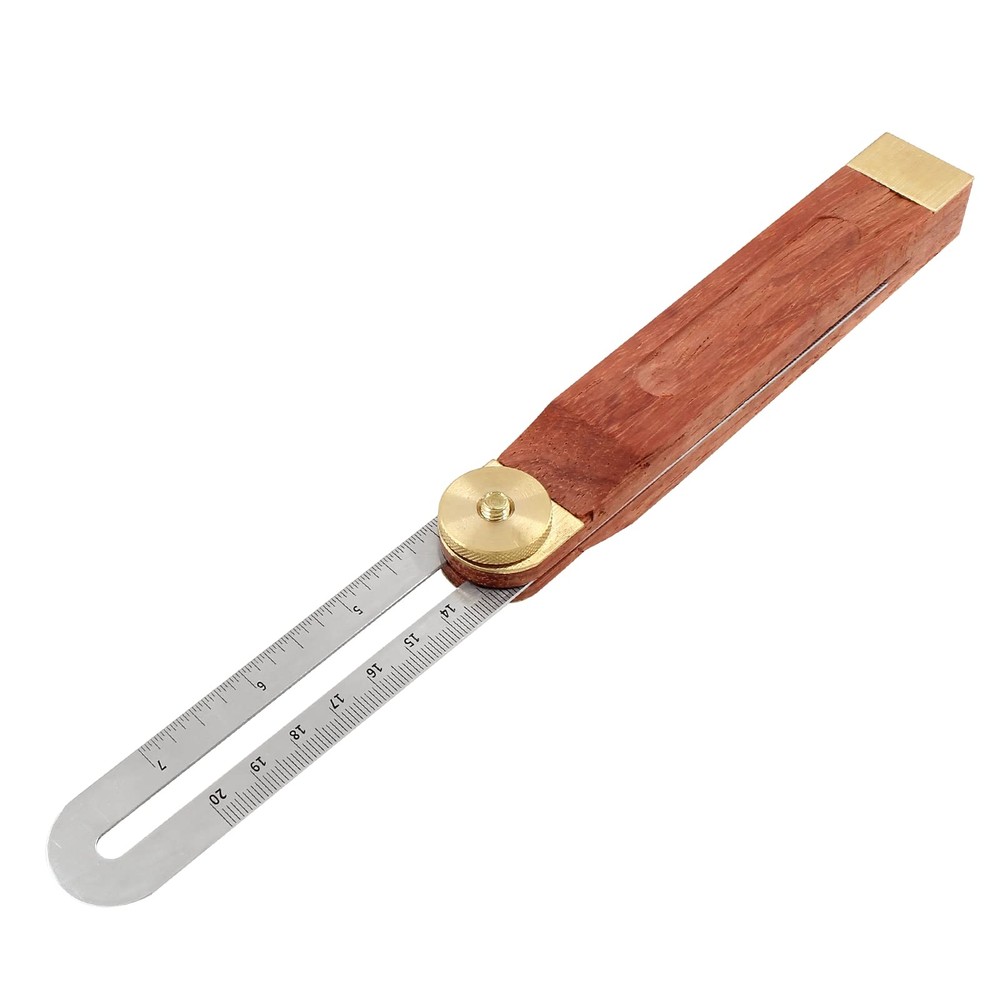 9" T-Bevel Sliding Angle Ruler Protractor Tool for Woodworking, Metric &