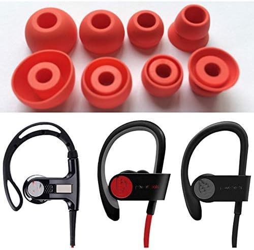 Learsoon PB3.0 Replacement Silicone Ear Tips PB2.0 Earbuds large, Red