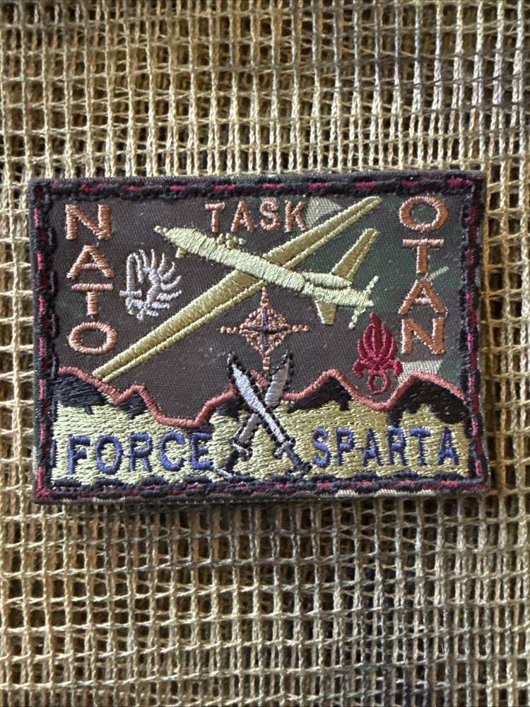 French Foreign Legion NATO TASK FORCE Sparta Drone Afgan War Patch