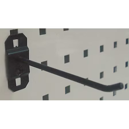 Single Rod Pegboard Hook, 4 In, Pk5,  5Tpk4