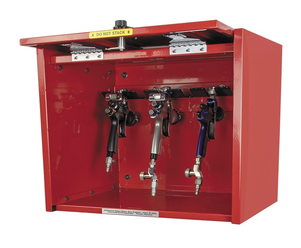 Innovative Spray Gun Cabinet Deluxe - Auto Body & Paint