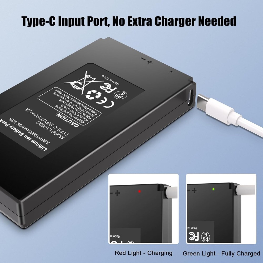 10000mAh E6P Battery for GardePro Trail Camera E6P E8P E6PCF E8PWF X60P X60PMB