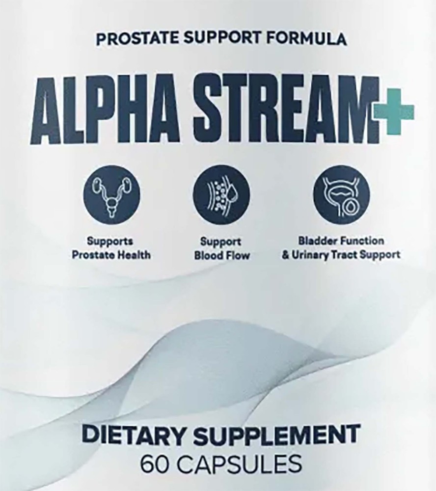 Alpha Stream Plus + Advanced Prostate Support Dietary Supplement 60 Capsules