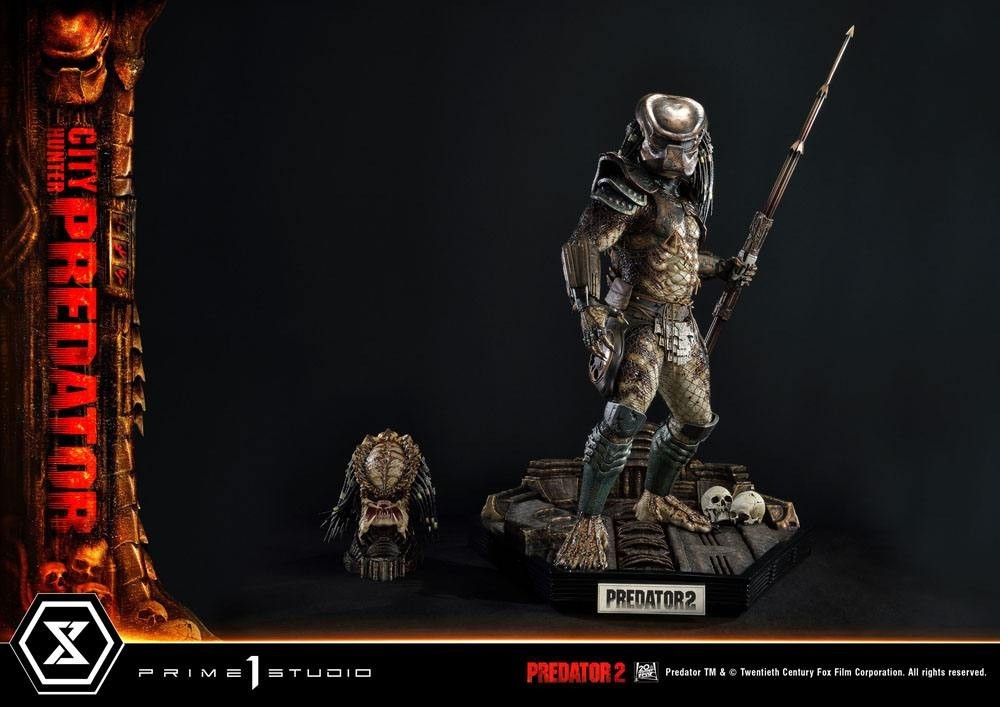 Predator 2 Statue 1/3 City Hunter Predator 105 cm , Prime 1 , Sideshow