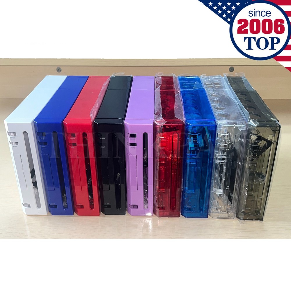 Replacement Full Housing Shell Case For Nintendo WII Game Console 9 Colors