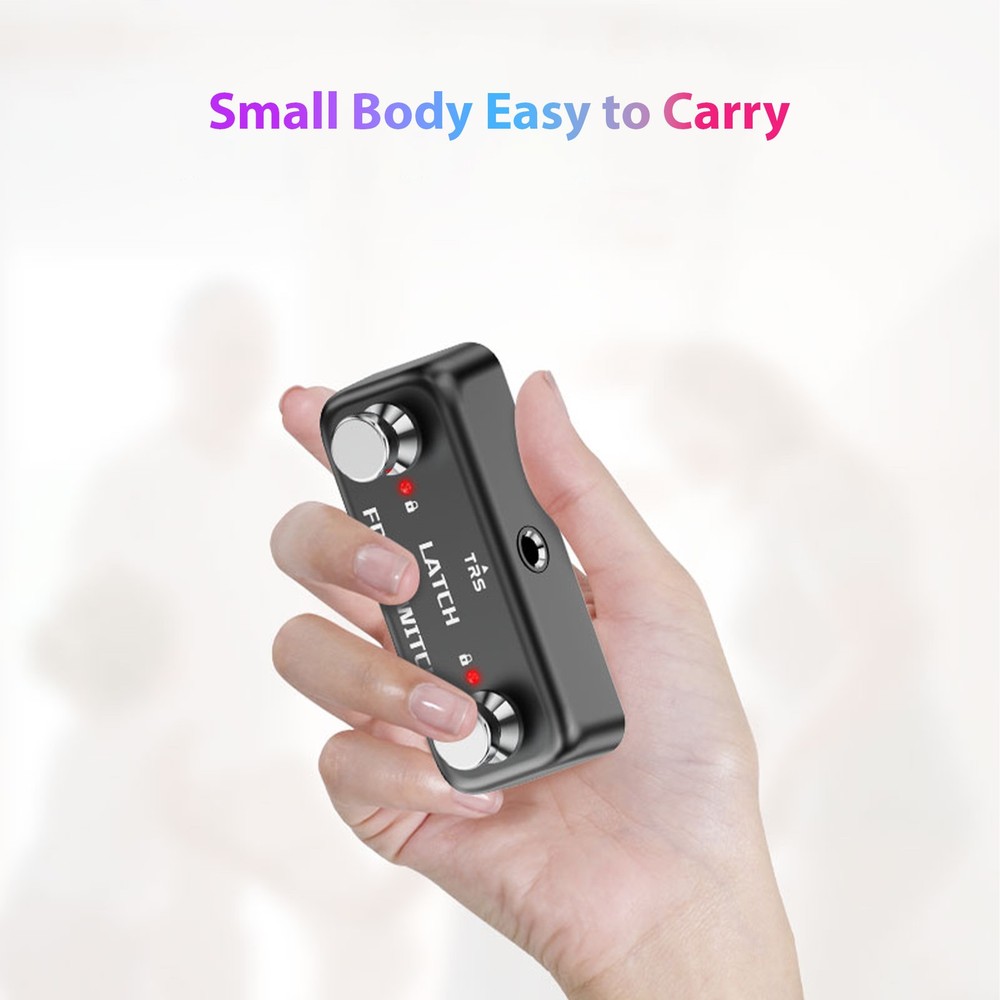 2 Footswitch Pedal Effect Controller Pedal A B Channel Footswitch With SKZX