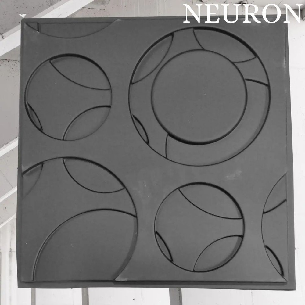Mold For 3D Panel NEURON Molds Plaster Wall Art Decor ABS Plastic Form