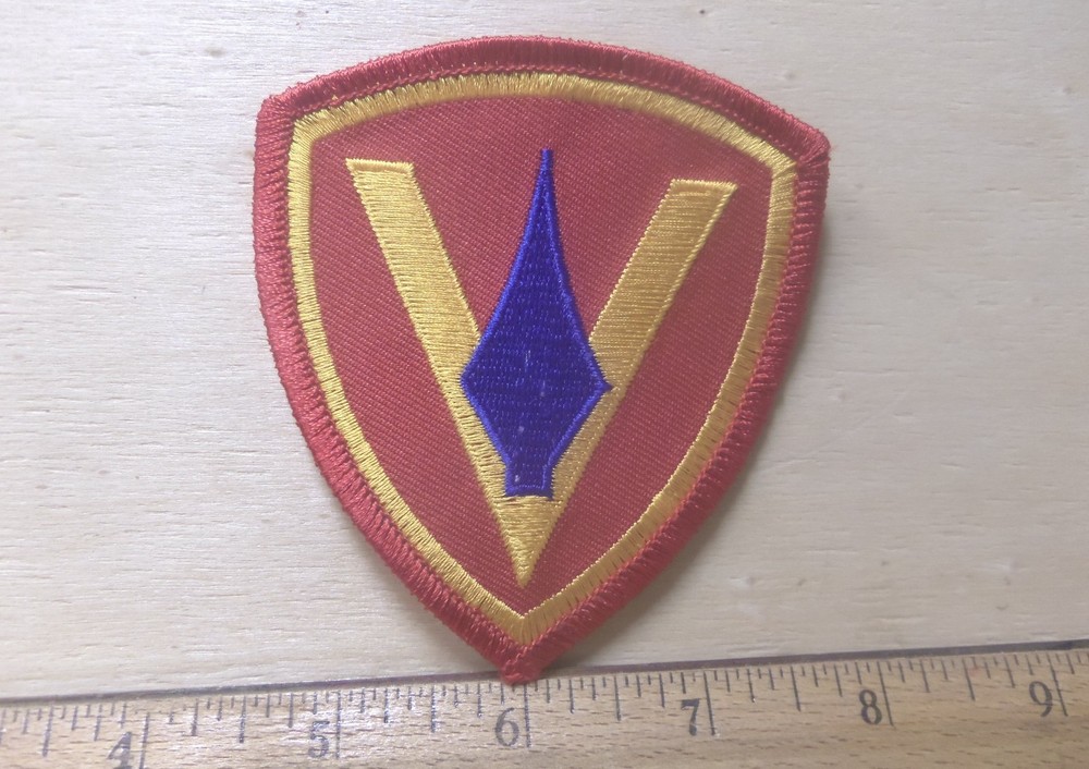 US Marine Corps - 5th Marine Division Embroidered Patch