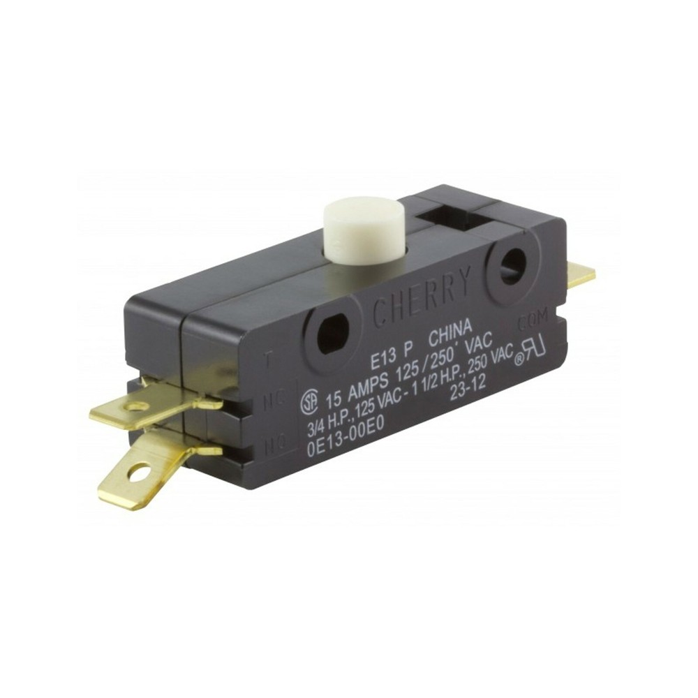 Switch Single Pole for Cherry E13-00E Button Actuator 15A @ 125/25 VAC - E1300E