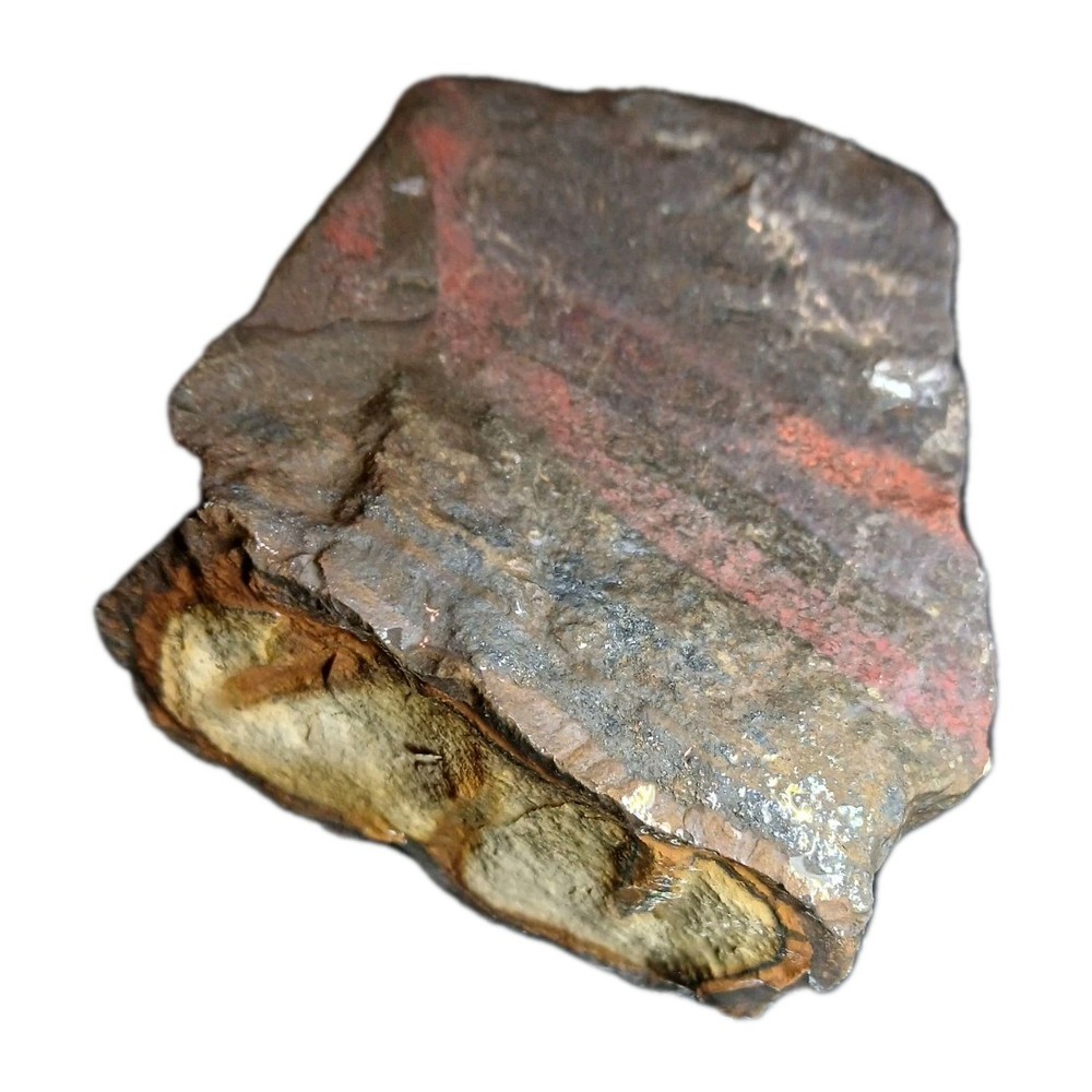 Unique Rough Jasper Stone 1.2 Lbs Banded Iron Formation