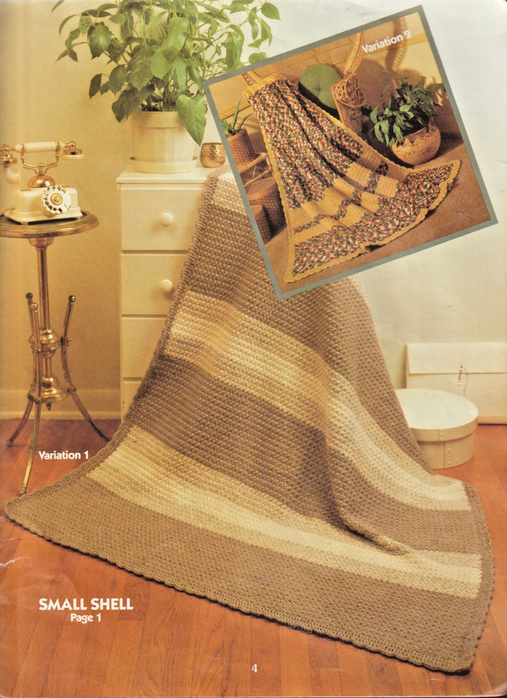 Afghan Parade - Leisure Arts Leaflet #335 - CROCHET PATTERN