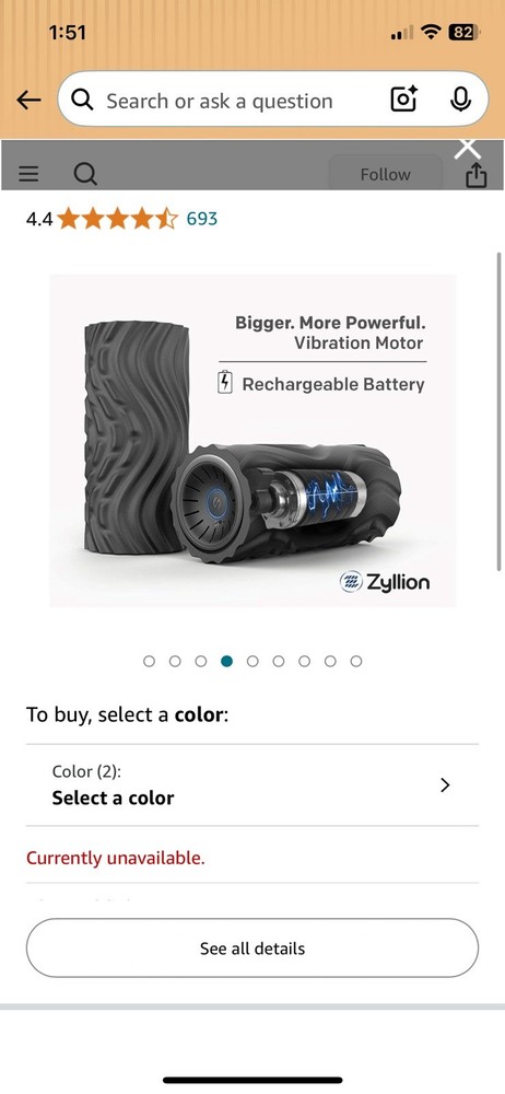Zyllion Foam Roller