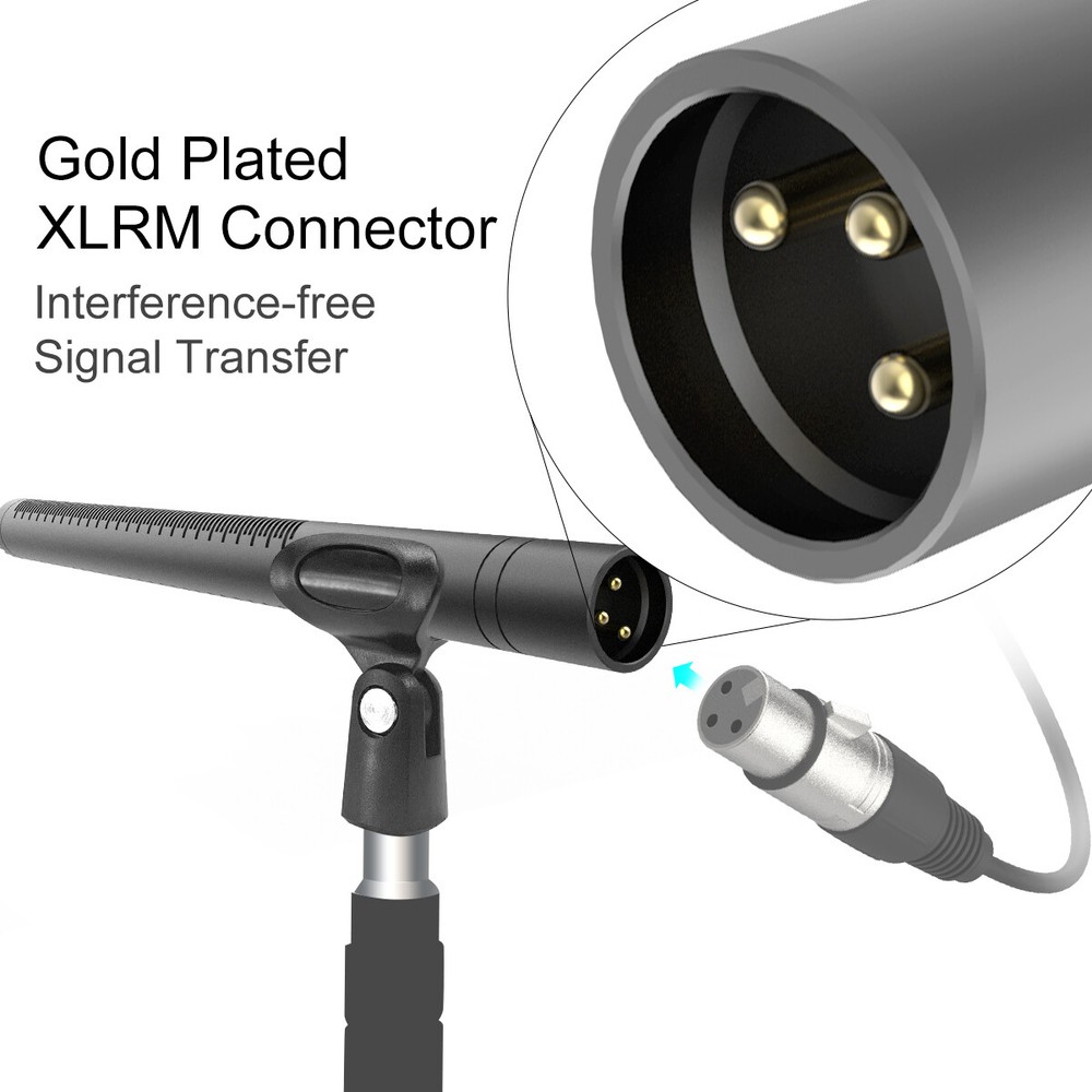 Shotgun Microphone, SYNCO-Mic-D2-Hyper-Cardioid-Directional-Condenser-Mic XLR